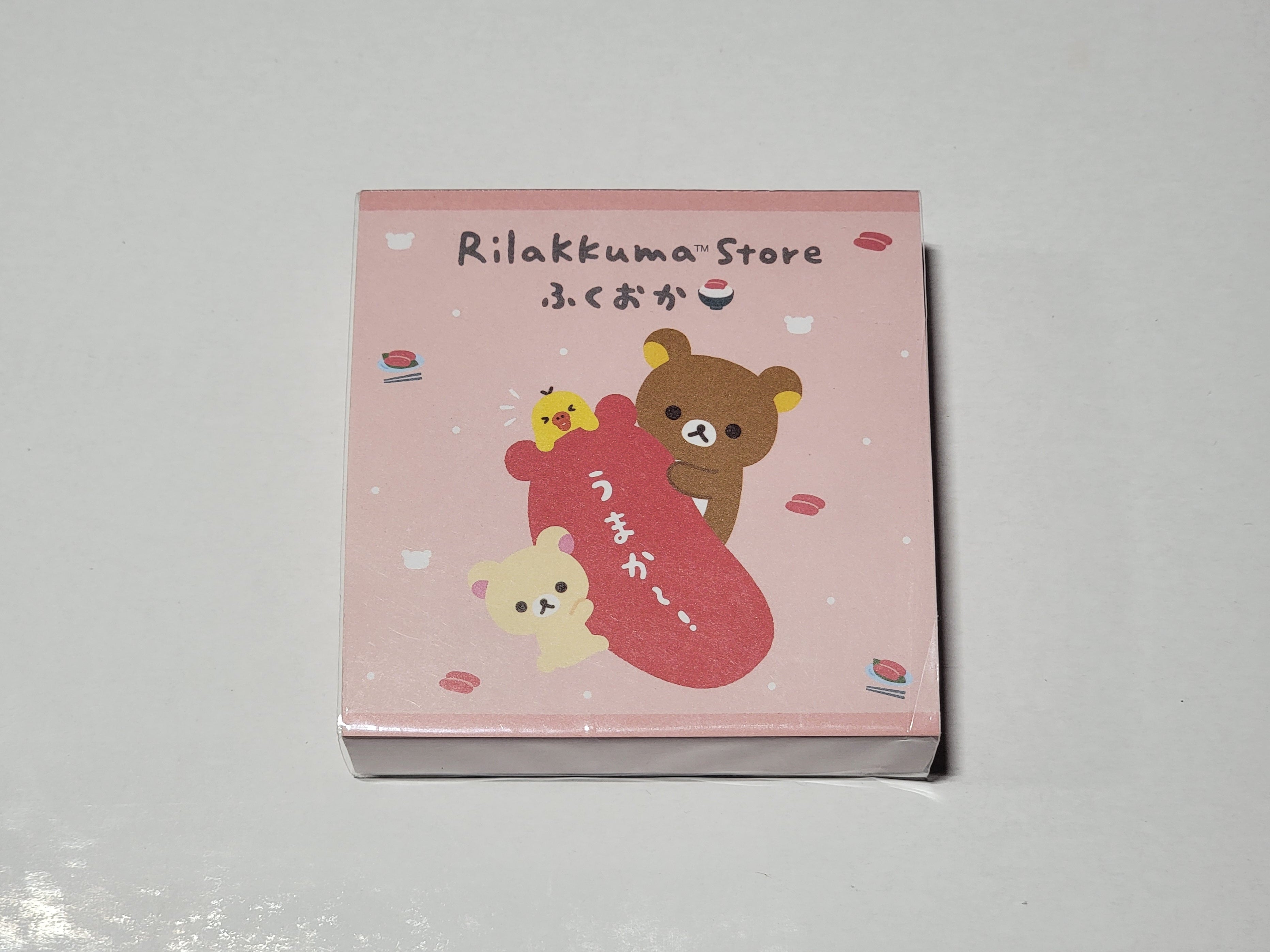 Rilakkuma Store Fukuoka Memo Block