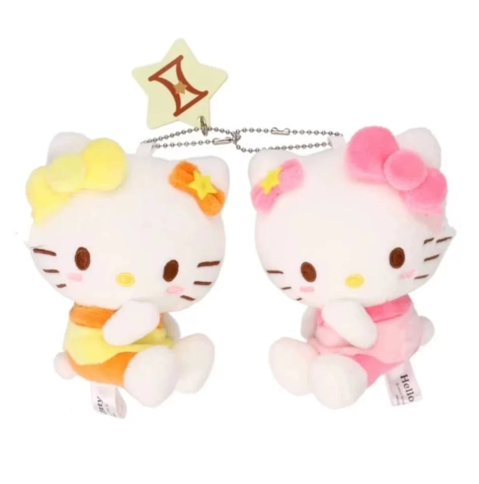 Hello Kitty and Mimmy Avail Zodiac Gemini Plush Mascot Set
