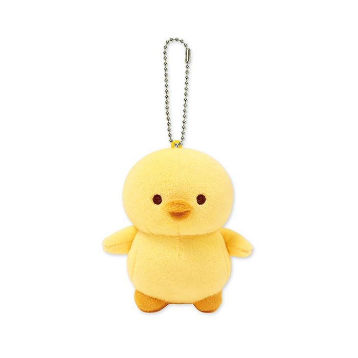 Piyokomame Mascot Plush Keychain