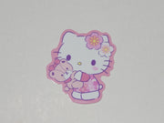 Hello Kitty Hugging Tiny Chums Sakura Sticker