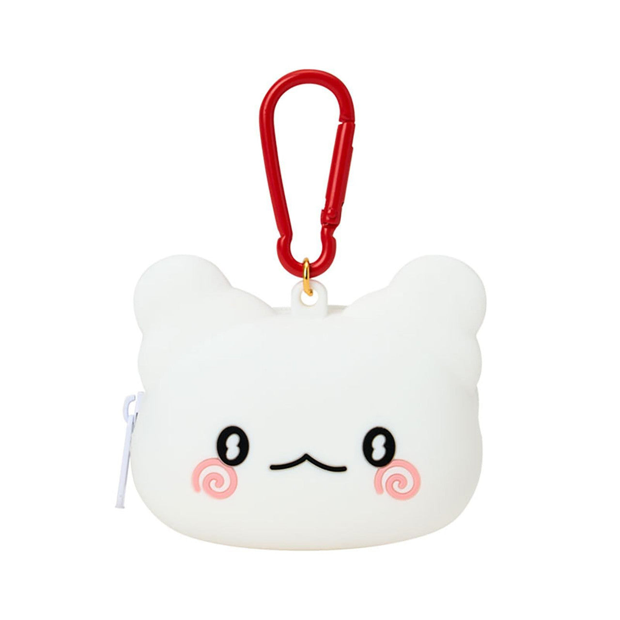 Hanamaruobake "I Love Sweets" Silicone Face Pouch Keychain
