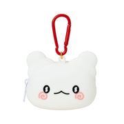 Hanamaruobake "I Love Sweets" Silicone Face Pouch Keychain