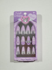 Sanrio Nail Tips - Kuromi