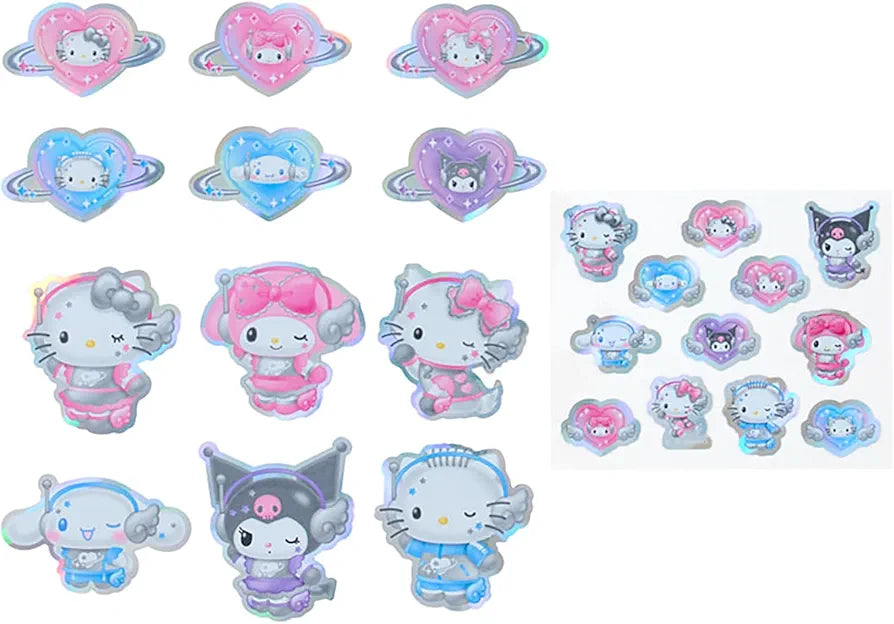 Sanrio Character "Tokimeki Planet" Sticker Flakes