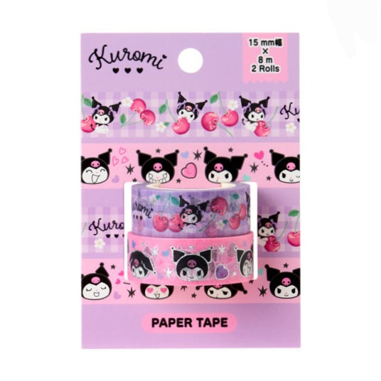 Kuromi 2pc Washi Tape - Cherries