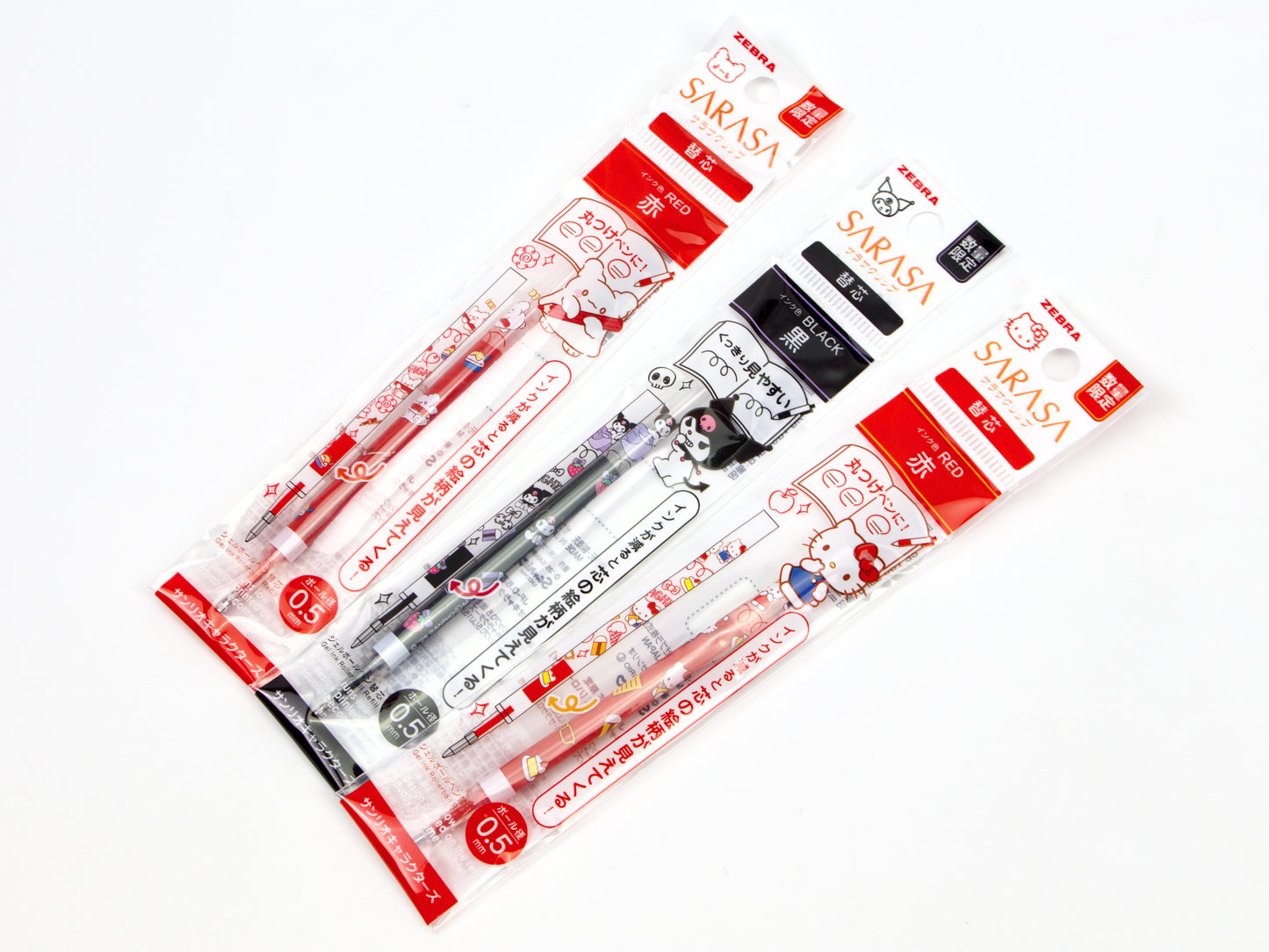 Sanrio Characters Limited Edition Zebra Sarasa 0.5mm Gel Pen Refill