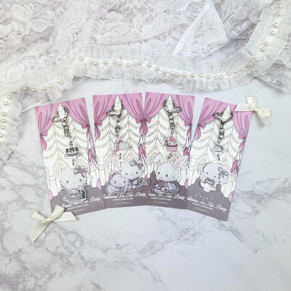 LAFARY Wish Me Mell Ballerina Tea Party Acrylic Keychain