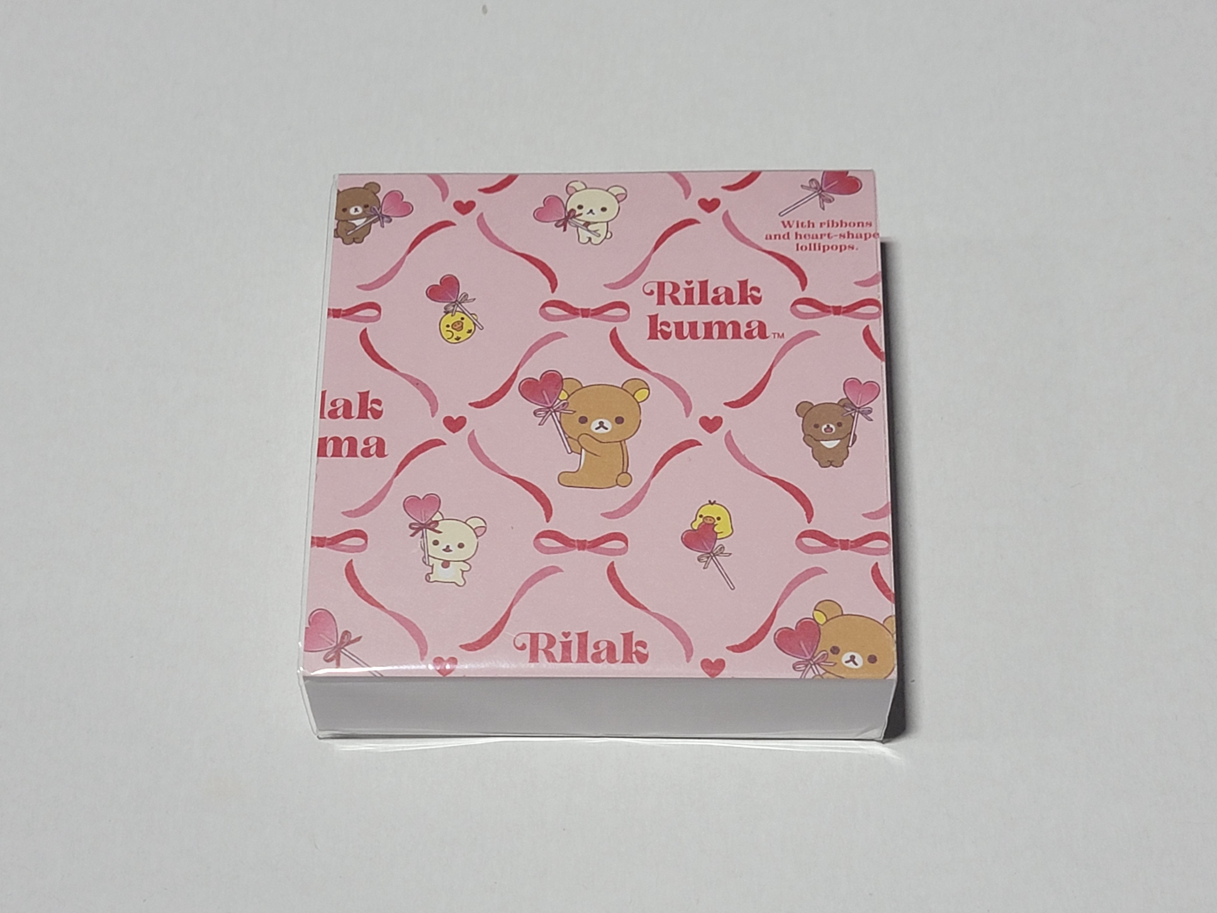 Rilakkuma Valentine's Day Memo Block