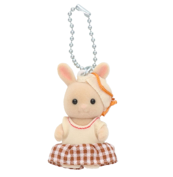 Sylvanian Families Milk Rabbit Keychain