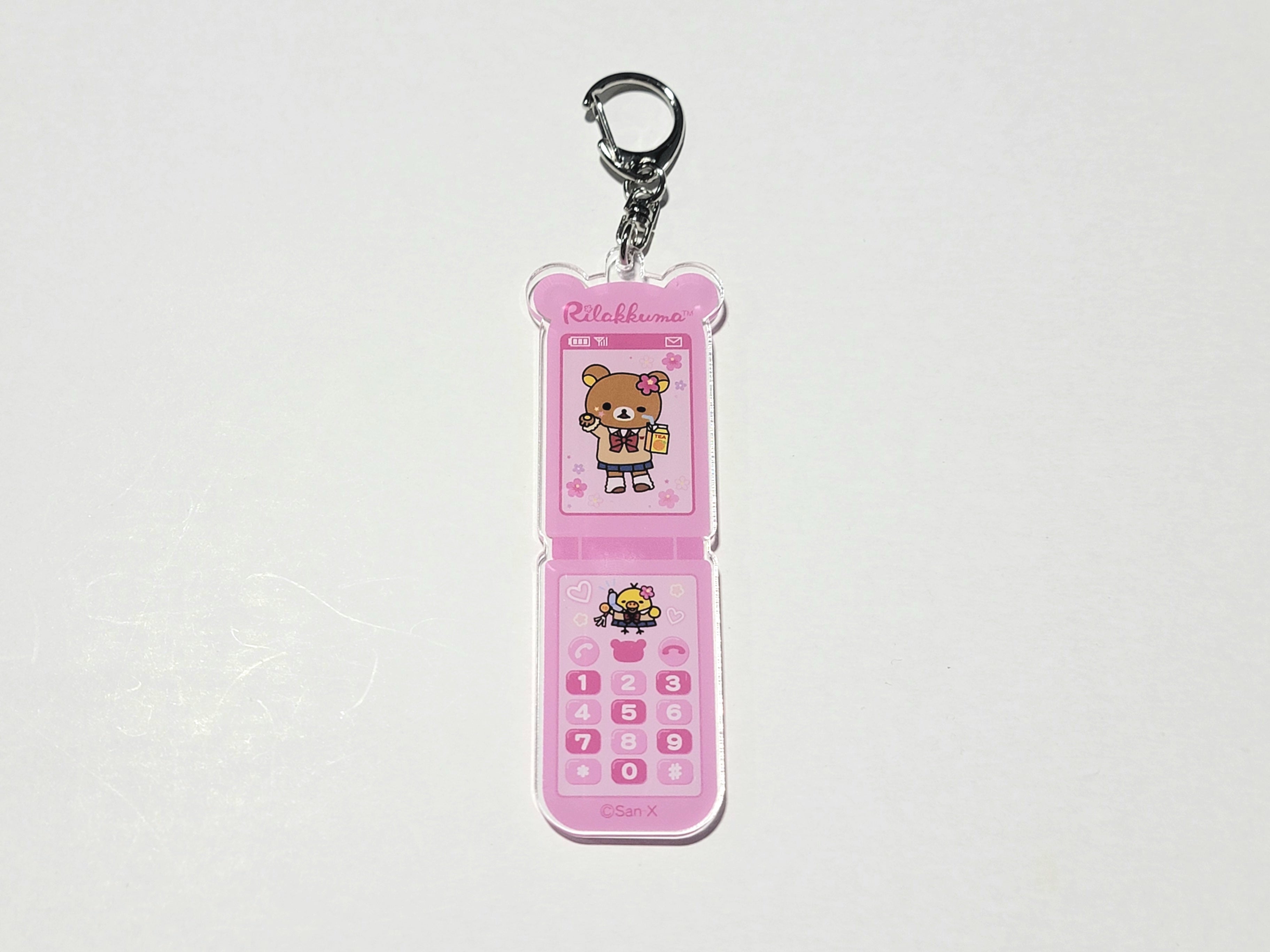 Rilakkuma Gyaru School Girl Exclusive Phone Keychain