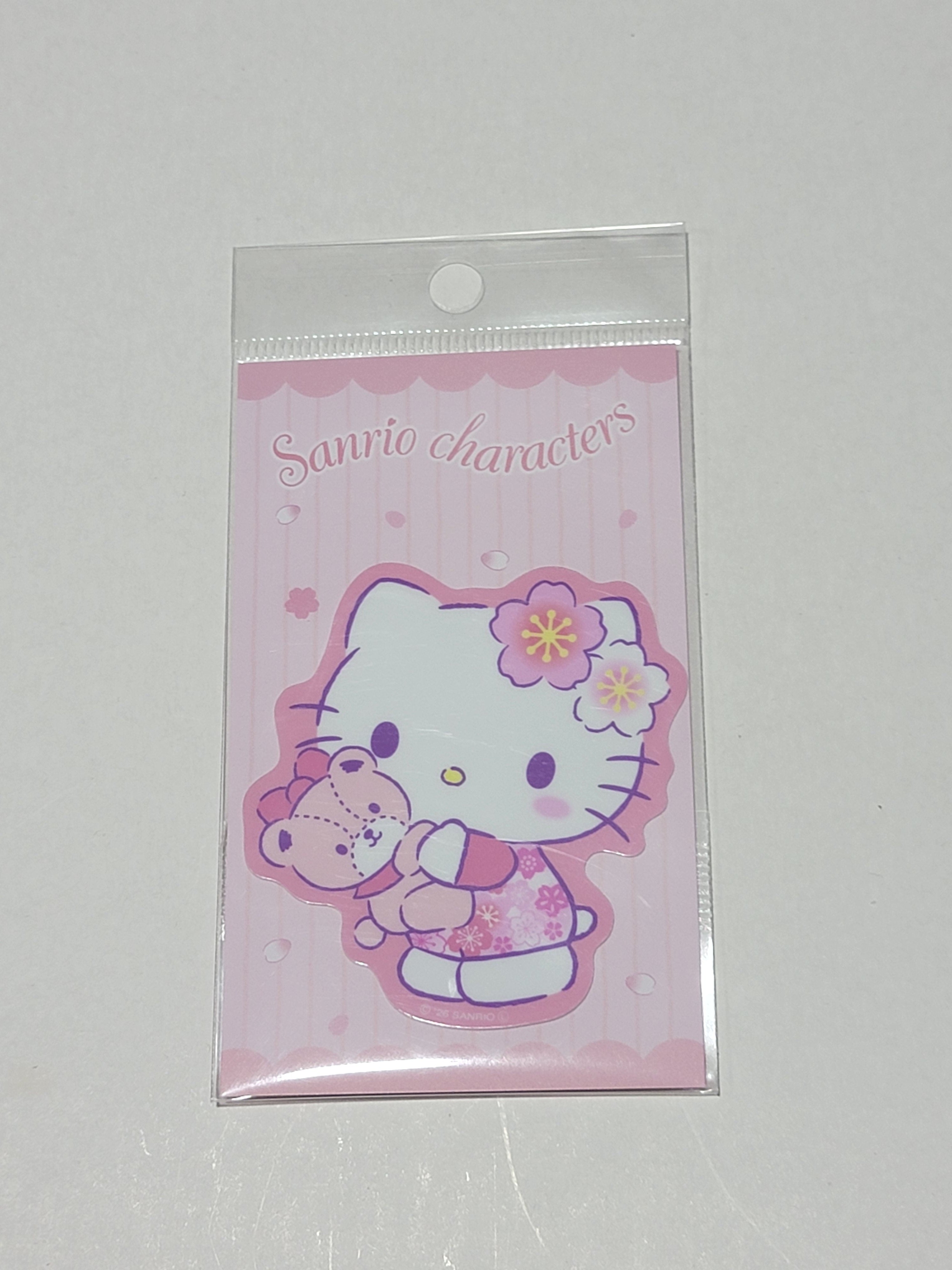 Hello Kitty Hugging Tiny Chums Sakura Sticker