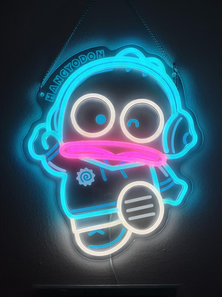 Donki Exclusive Hangyodon Neon Light
