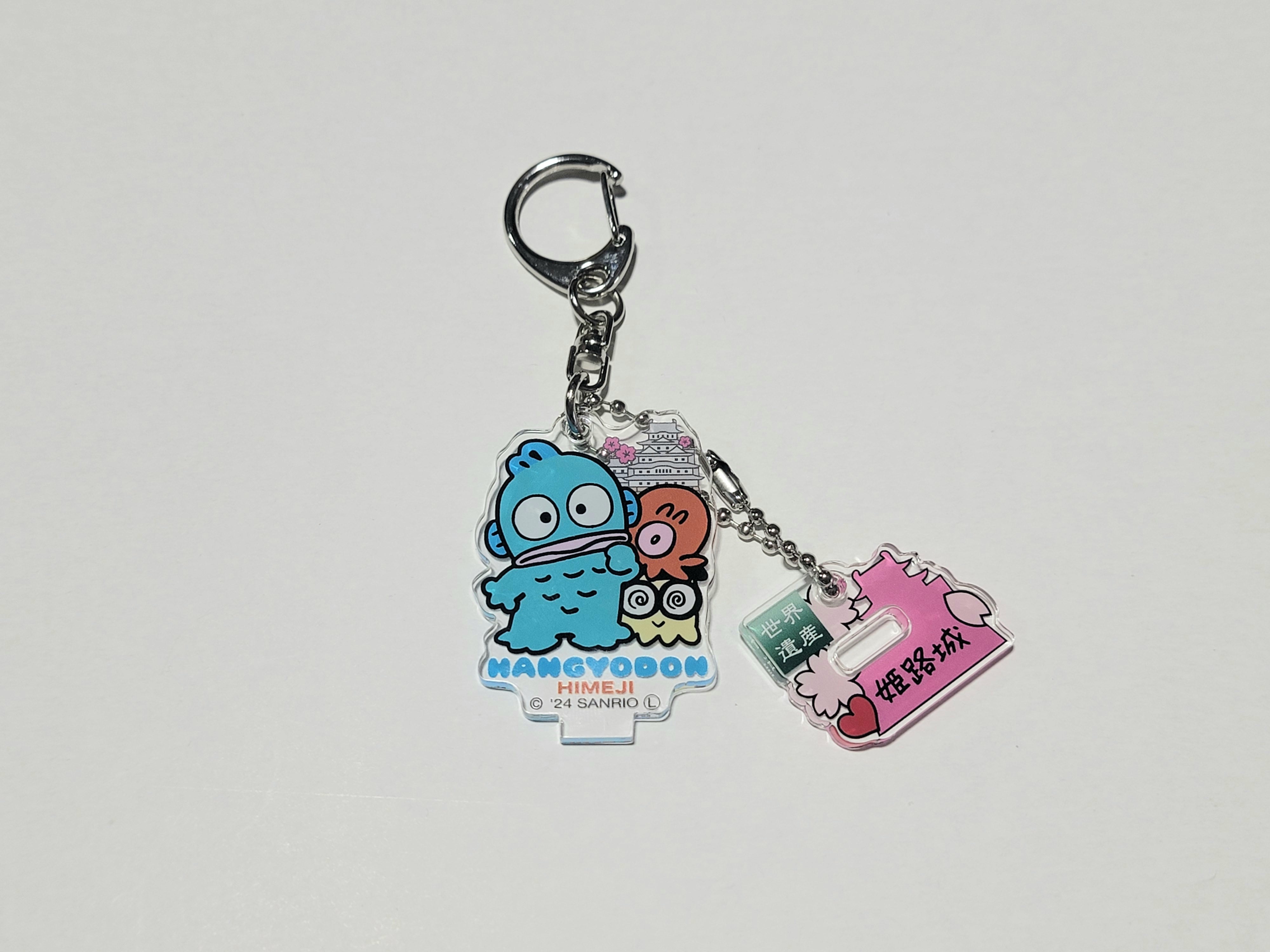 Japan Limited Himeji Castle Hangyodon Acrylic Keychain/Stand