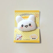 Hanamaruobake Plush Face Hair Tie