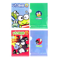 "Ichigo Shimbum 1990s" Sanrio Characters Mini Clear File Blind Bag
