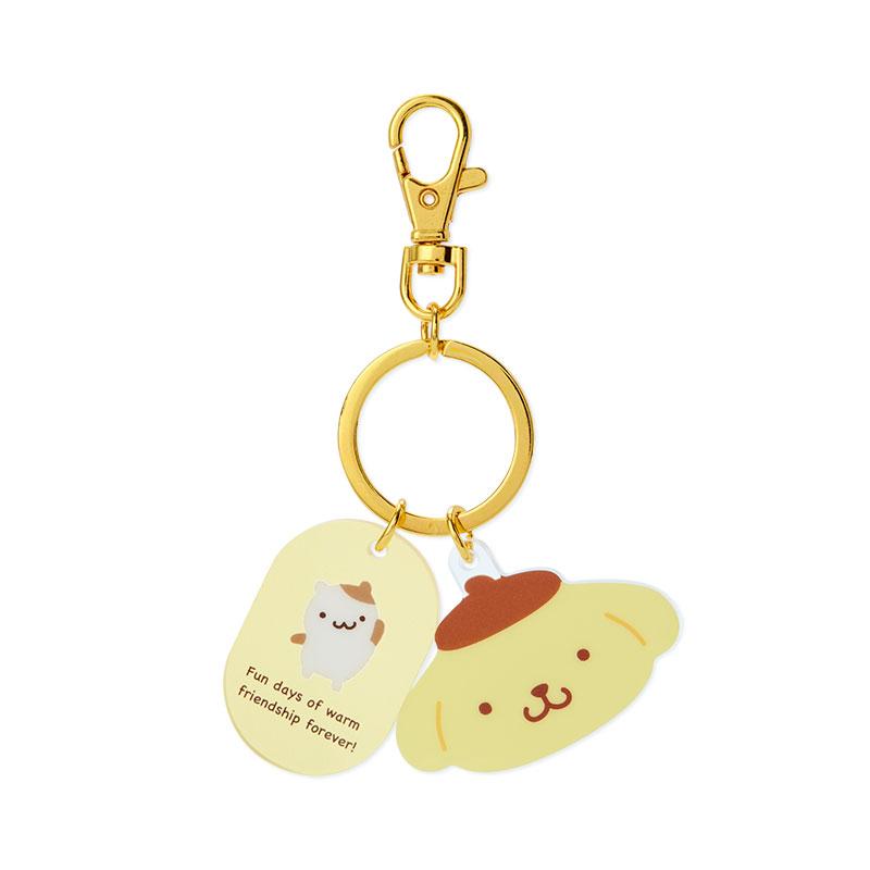 PomPomPurin Face & Tag Keychain