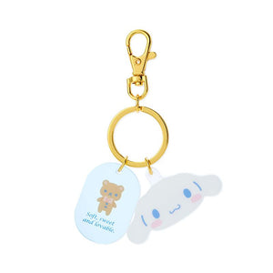 Cinnamoroll Face & Tag Keychain