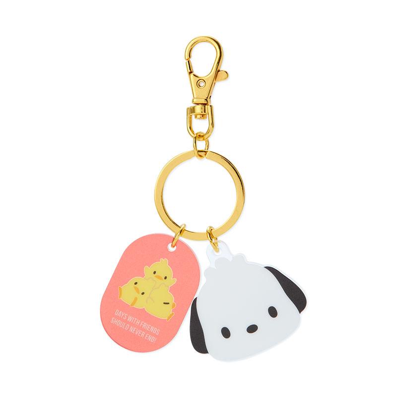Pochacco Face & Tag Keychain