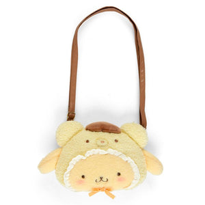 PomPomPurin Baby Latte Bear Plush Shoulder Bag