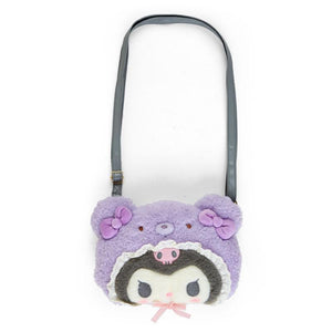 Kuromi Baby Latte Bear Plush Shoulder Bag