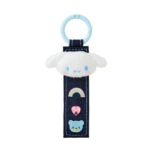 Cinnamoroll Denim Patch Tag Keychain