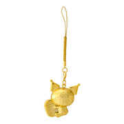 Kuromi Gold Netsuke Charm
