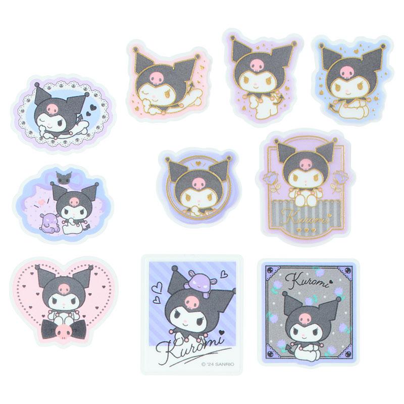 Kuromi Transparent Sticker Set
