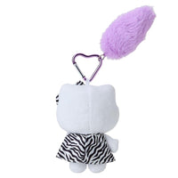 Hello Kitty "Gogo Gal" Carabiner Plush Mascot [Zebra]
