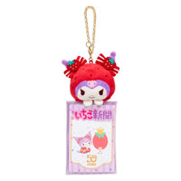 Kuromi "Ichigo Shimbun 50th Anniversary" Plush Clear Case
