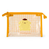 PomPomPurin Clear Checked Pouch
