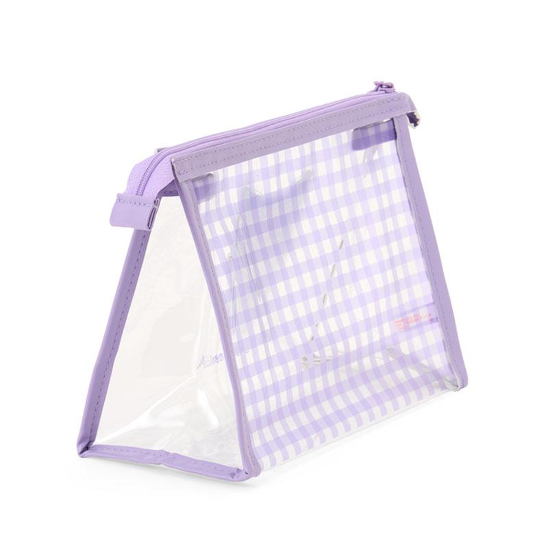 Kuromi Clear Checked Pouch
