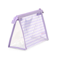 Kuromi Clear Checked Pouch
