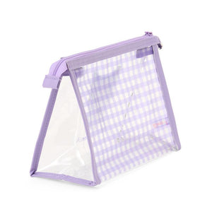 Kuromi Clear Checked Pouch