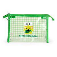 Kero Kero Keroppi Clear Checked Pouch
