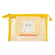 Hanamaruobake Clear Checked Pouch