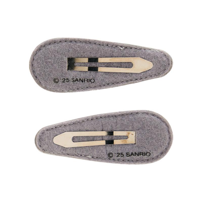 Hello Kitty Metallic Hair Clips [Gray]