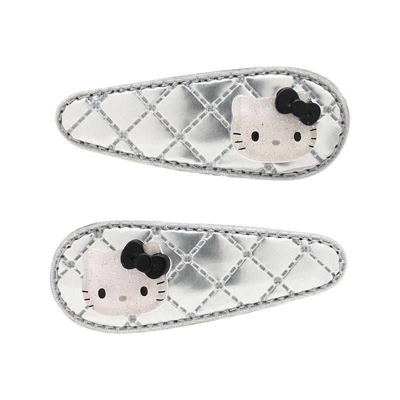 Hello Kitty Metallic Hair Clips [Gray]