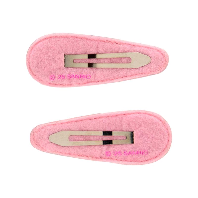 Hello Kitty Metallic Hair Clips [Pink]