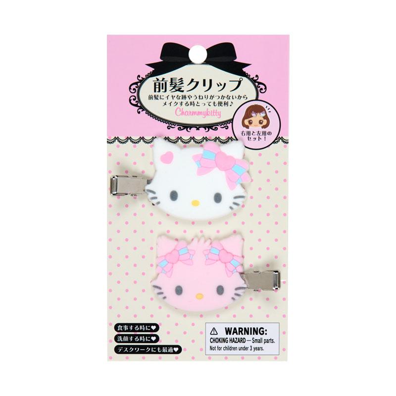 Charmmy Kitty Flocked Hair Clip