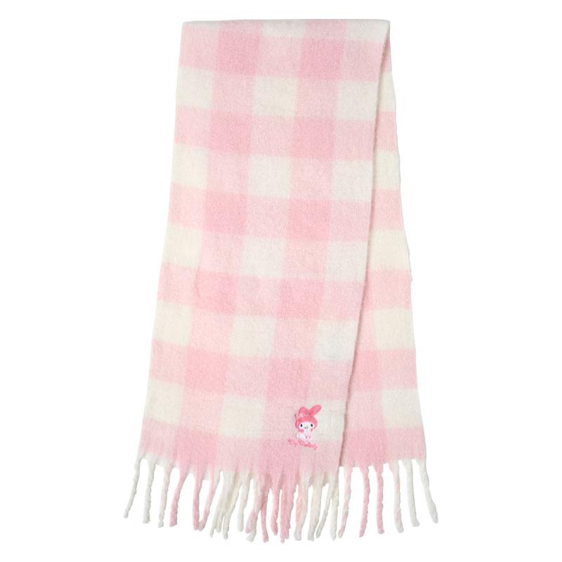My Melody Checkered Volume Scarf