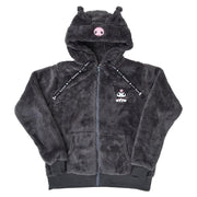 Kuromi Zip-Up Fluffy Hoodie