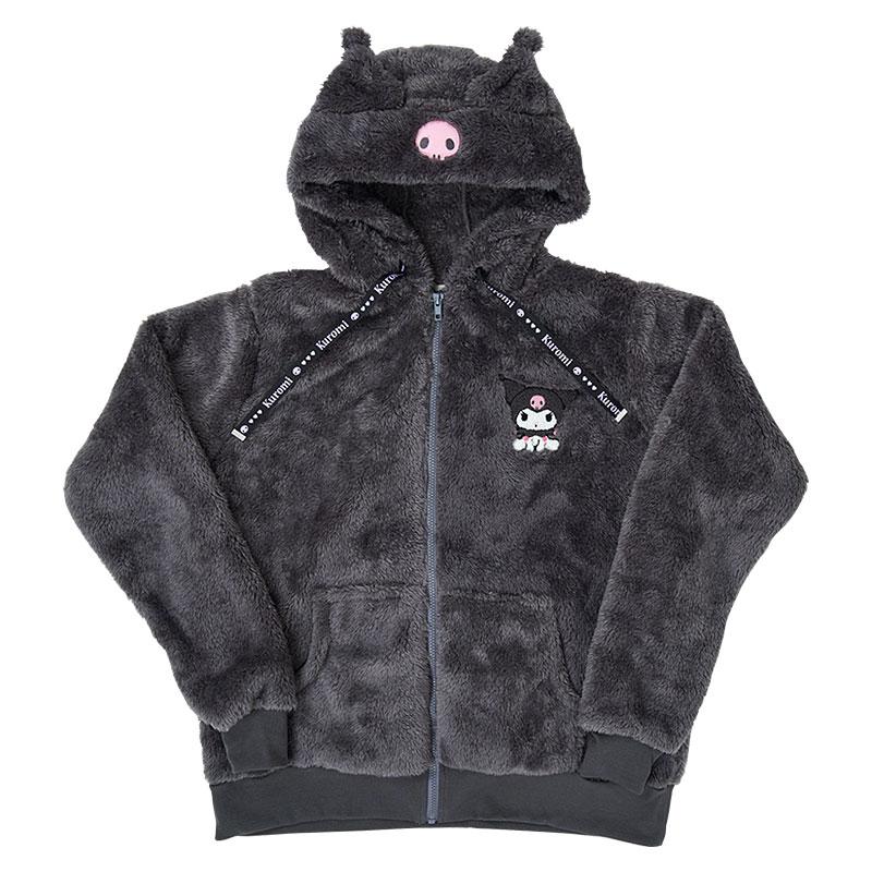 Kuromi Zip-Up Fluffy Hoodie