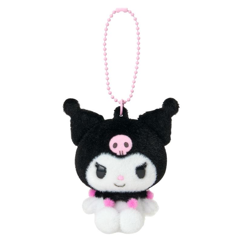 Kuromi Flocked Mascot Keychain