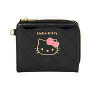 Hello Kitty Bifold Leather Wallet [Black]