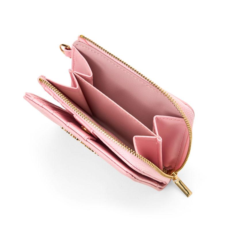 Hello Kitty Bifold Leather Wallet [Pink]