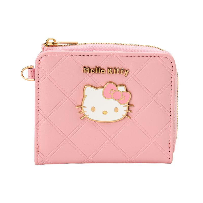Hello Kitty Bifold Leather Wallet [Pink]