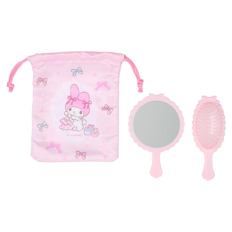 My Melody Mirror & Brush Set