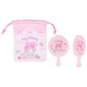 My Melody Mirror & Brush Set