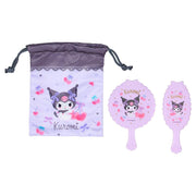 Kuromi Mirror & Brush Set