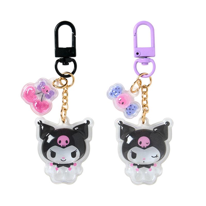 Kuromi Matching Plump Plush Keychain Set